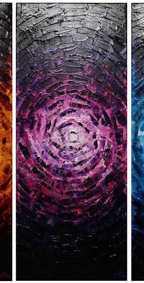 Colored luminescent shine by Jonathan Pradillon