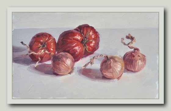 Tomatoes and onions