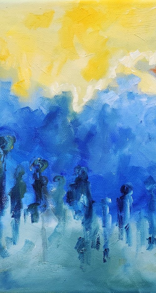 "Survivor" - Figurative - Abstract by Katrina Case