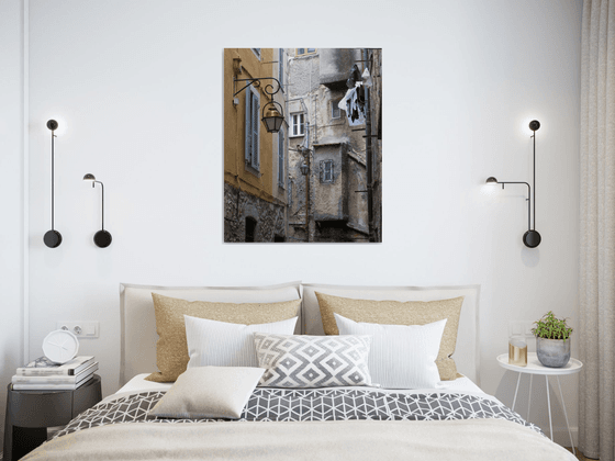 Old Town, Grasse, french village street scene