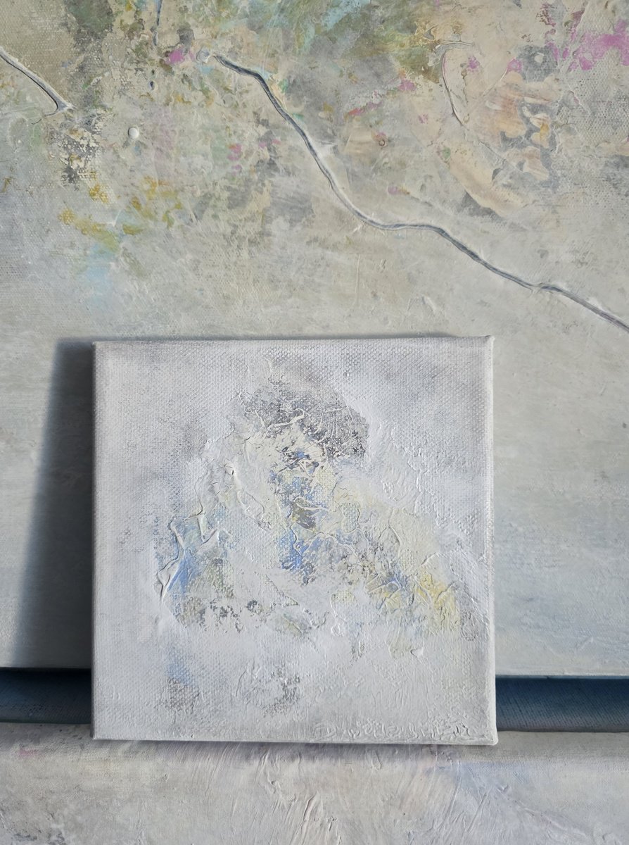 White Little Story Viii By Doris Duschelbauer, 11 X 11, Artwork For Sale On Artfinder