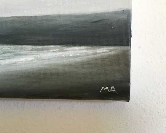 Echoes On The Shore - Original Oil Painting on Stretched Canvas