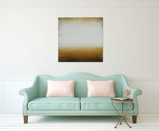 Summer Light 210811, minimalist abstract earth tones
