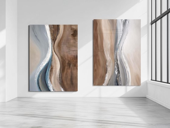 Parallel Currents Diptych