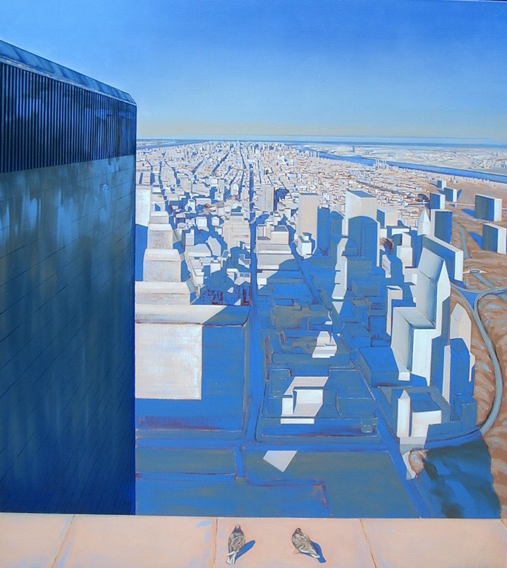 Surrealistic Oil Painting , Exploration Xi By David Vincent Wheeler, 56 X 62, Artwork For Sale On Artfinder