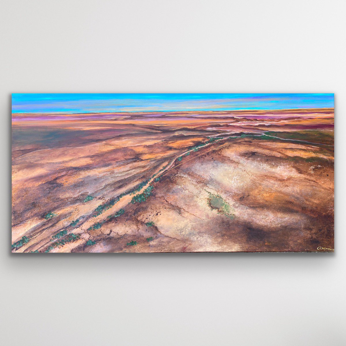 A Gentle Passage By Swapna Namboodiri, 48 X 24, Artwork For Sale On Artfinder