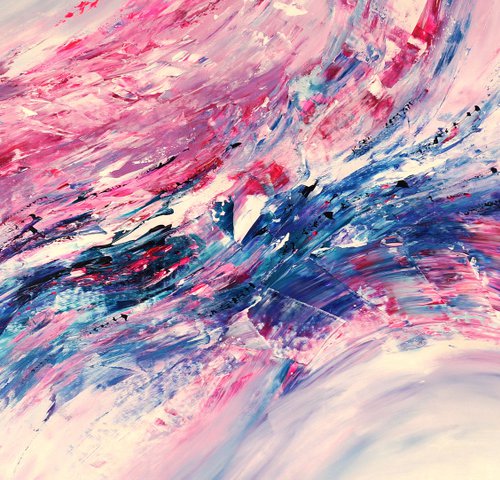 Stick: Magenta Blue 1 by Peter Nottrott
