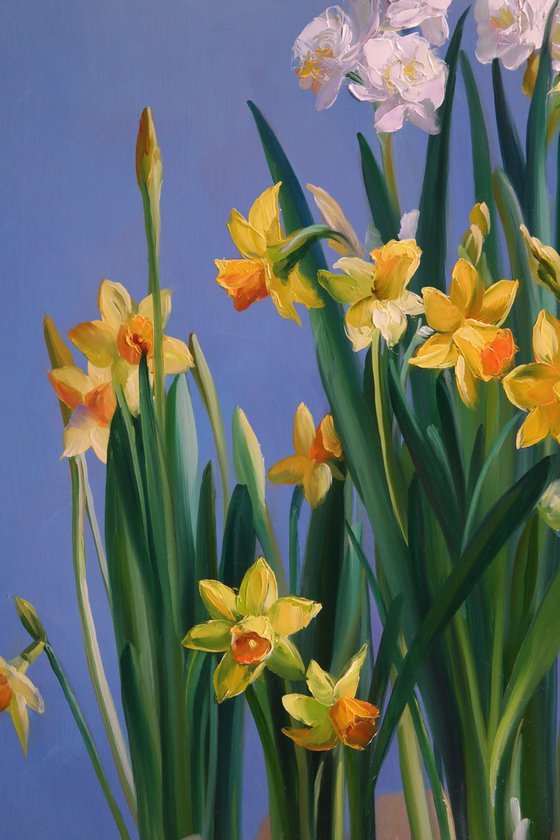 "Still life with daffodils"