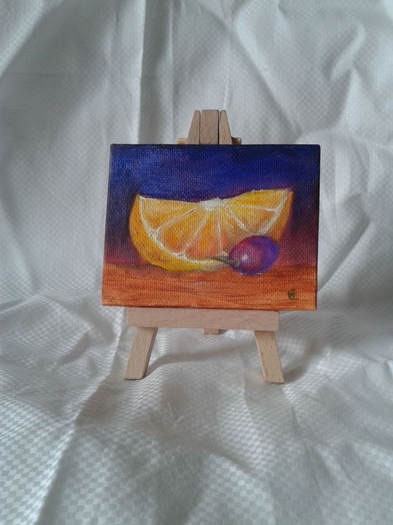 Miniature #001 - Easel included