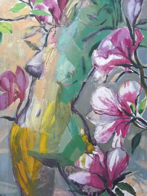 Magnolia Flower by Olena Kondratiuk