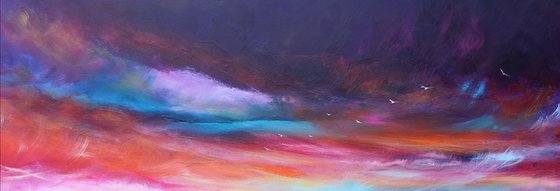 Time to Share - seascape, emotional, panoramic