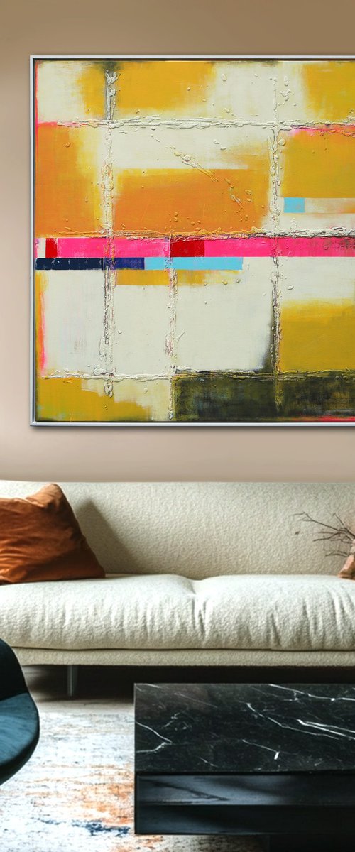 Untitled in soft yellow by Ronald Hunter