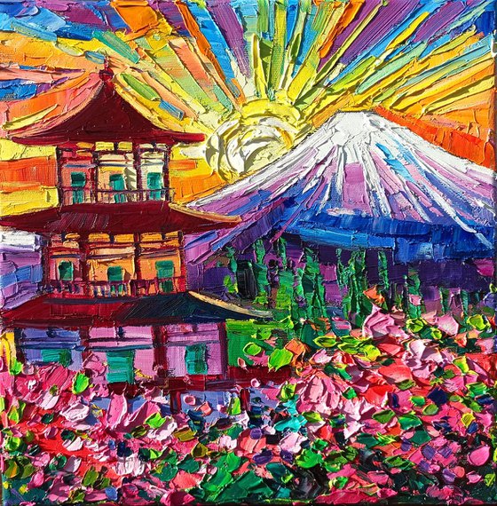 Fuji sunset