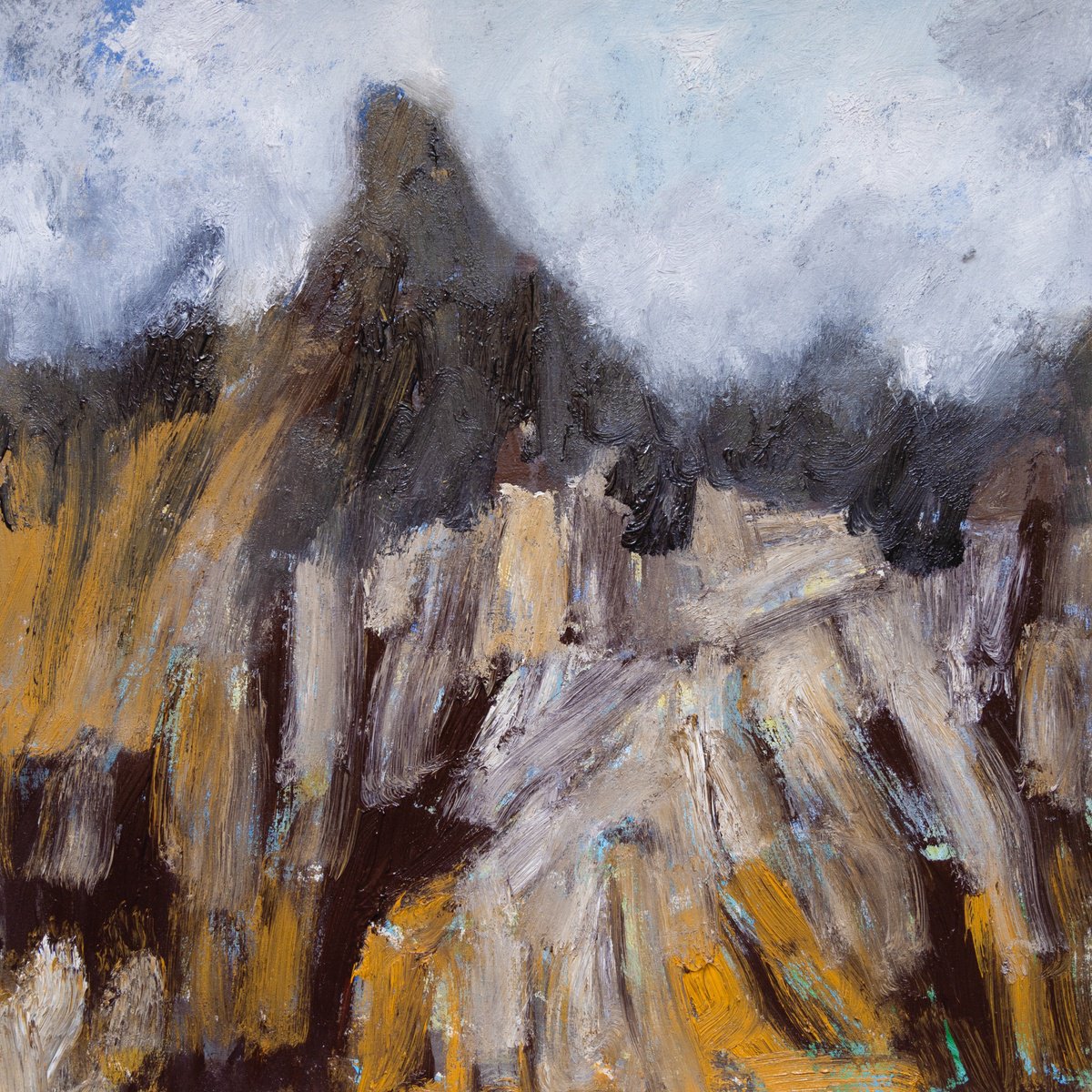 Mountain 8 By Elizabeth Anne Fox, 24 X 24, Artwork For Sale On Artfinder