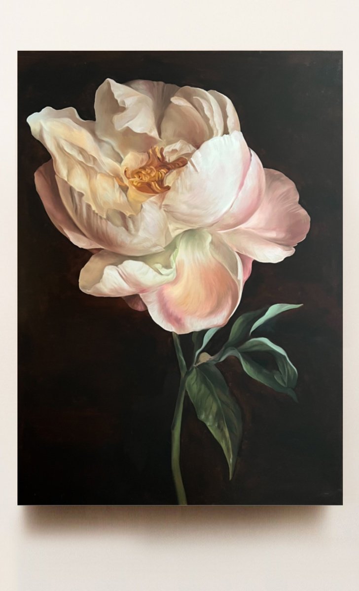 Photorealistic Oil Painting , Old Holland Flower 6 By Rosi Roys, 39 X 55, Artwork For Sale On Artfinder