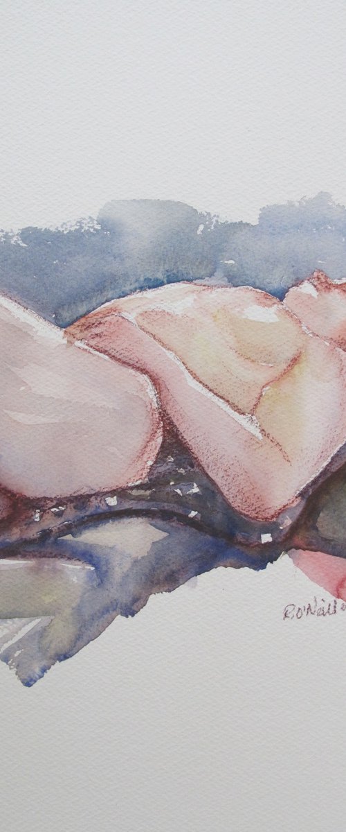 reclining female nude by Rory O’Neill