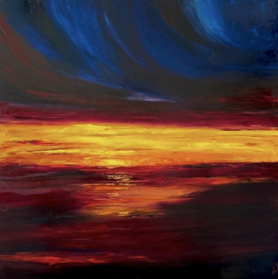 Dramatic sunset