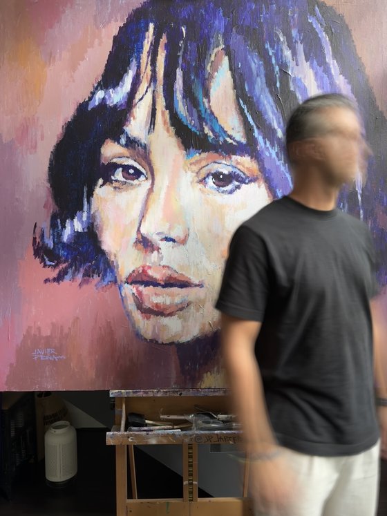 STILL IN MOTION ACRYLIC ON CANVAS 150x150cm