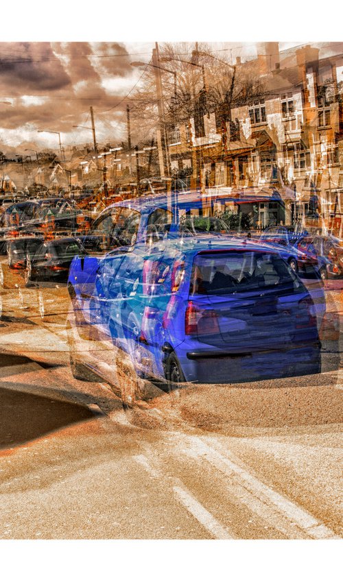 Inner City Streets 1. Abstract street scene. Limited Edition Photography Print #1/15 by Graham Briggs