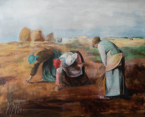 "The Gleaners" after Millet