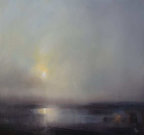 " Misty Sunrise "....Special Price W 80 x H 75 cm