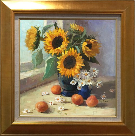 Still Life with Sunflowers (framed)