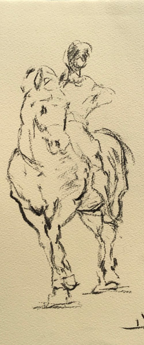 Horse Study inspired by « Le Pontormo » by Dominique Dève