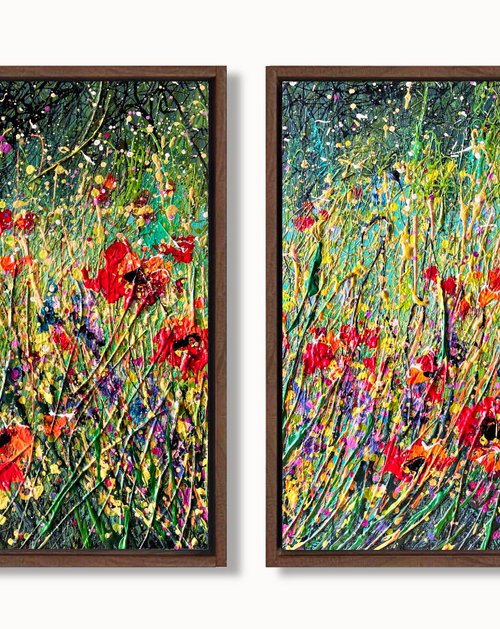 Red Flashes - framed by Nadiia Antoniuk