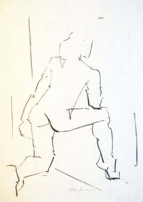 Life Drawing No 264 by Ian McKay