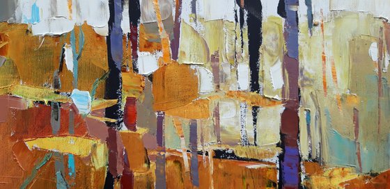 Autumn in the forest.