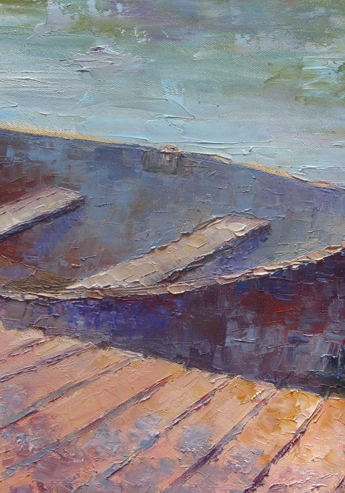 Portrait of a boat by Liubov Ponomarova