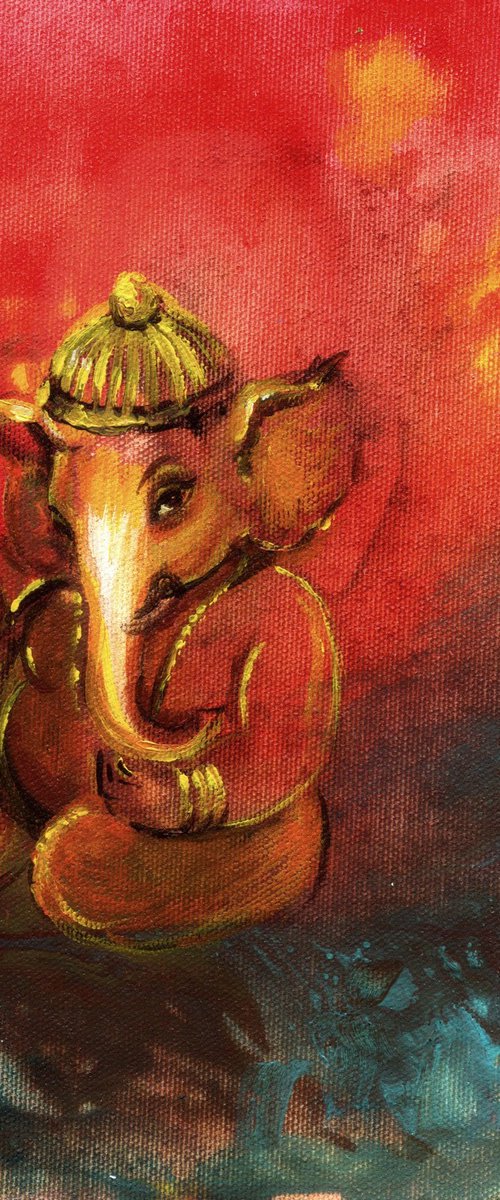 Lord Ganesha by Asha Shenoy