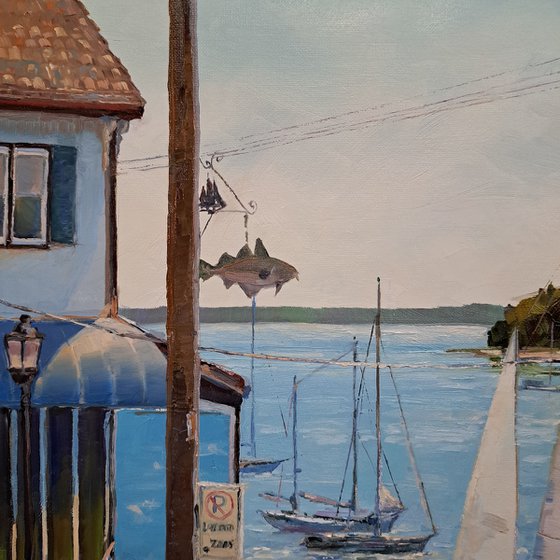 Summer day in Lunenburg  (24x24x1.5")