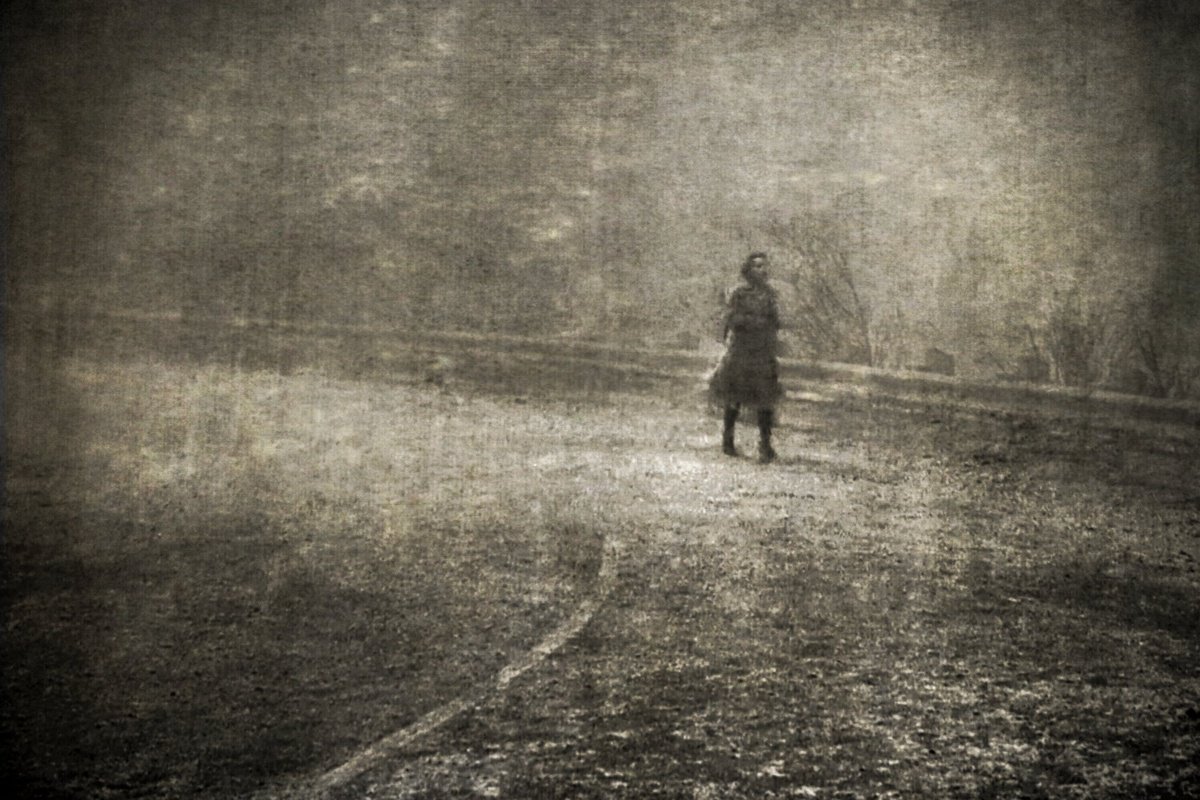 Impressionistic Portrait Photograph By Philippe Berthier, 30 X 20", Je Ri?vais D