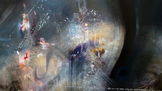 Memories do not die alone Blue superb mindscape masterpiece by OVIDIU KLOSKA