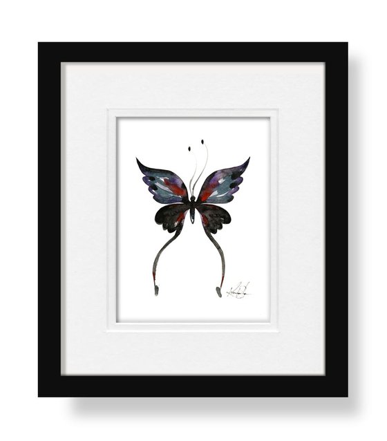 Watercolor Butterfly 13 - Abstract Butterfly Watercolor Painting