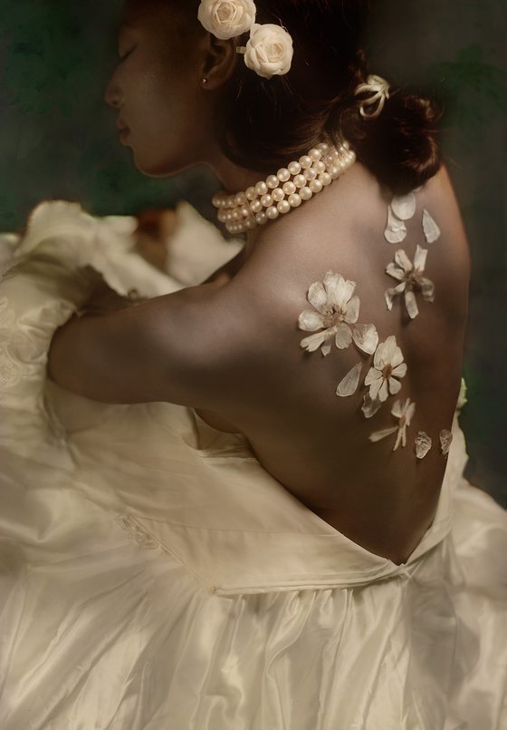 Back with flowers