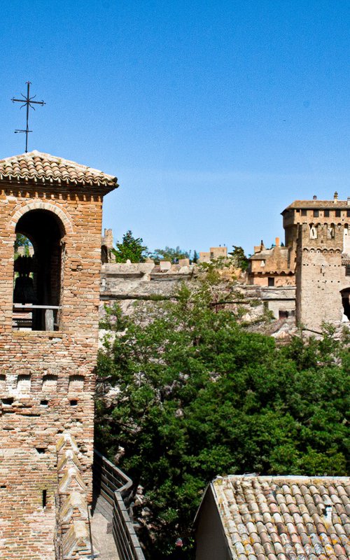 Gradara Castle View by Bruno Paolo Benedetti