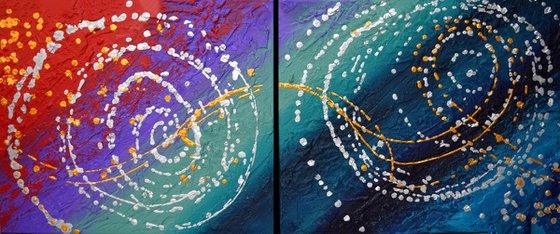 colorful painting cosmic