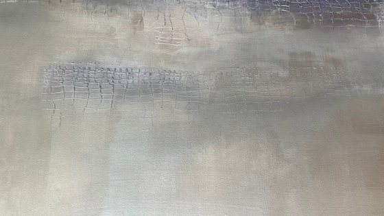Silver Crocodile Skin Texture