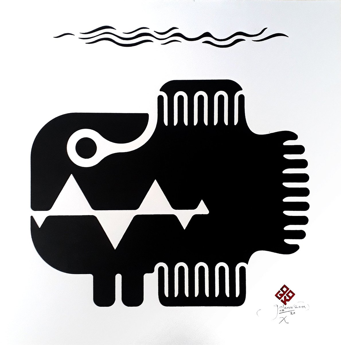 Graphic Print , Black By Gokhan Okur, 20 X 20, Artwork For Sale On Artfinder