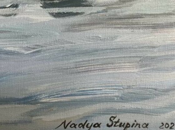 Windy day in Strømfoss