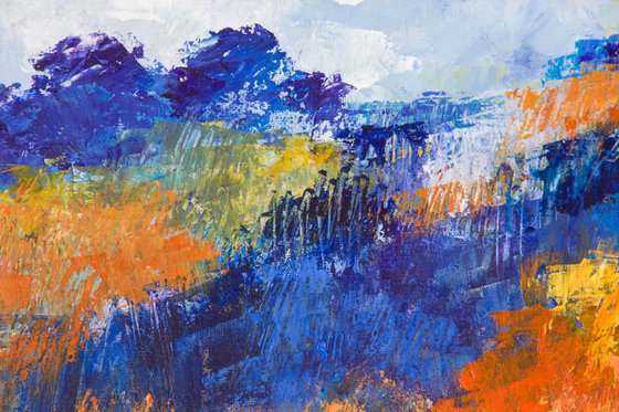 Blue-Orange Landscape