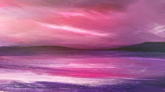 Heavenly Swell - Purple PANORAMIC Seascape