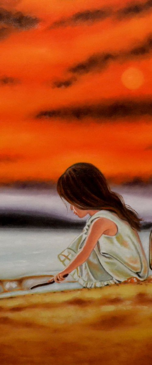 "Write on the sand" by Monika Rembowska
