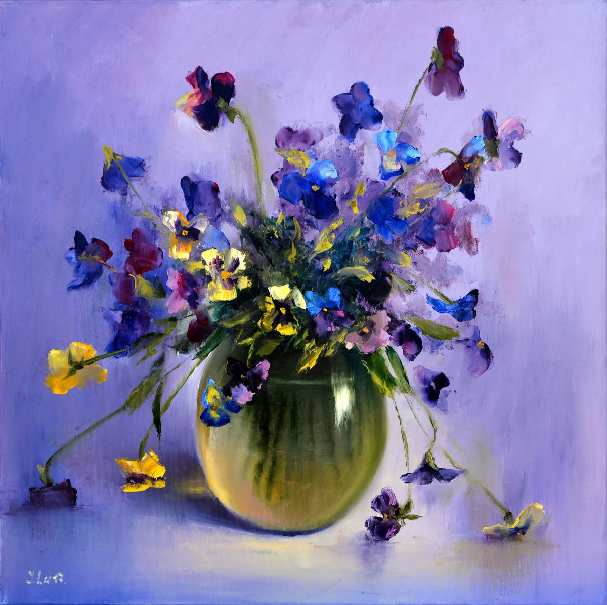 Pansies by Elena Lukina