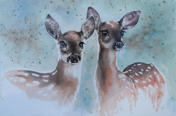 'Two Fawns'