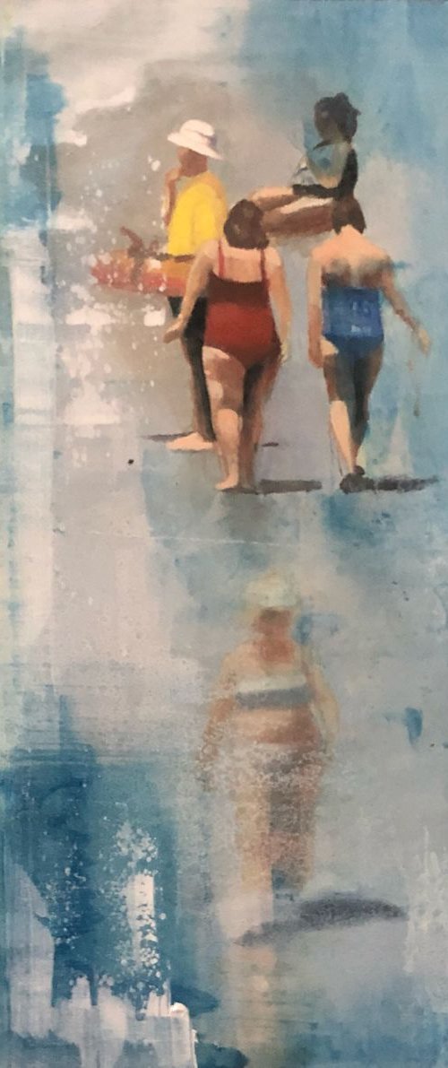 Walking on the Beach by Dennis Crayon