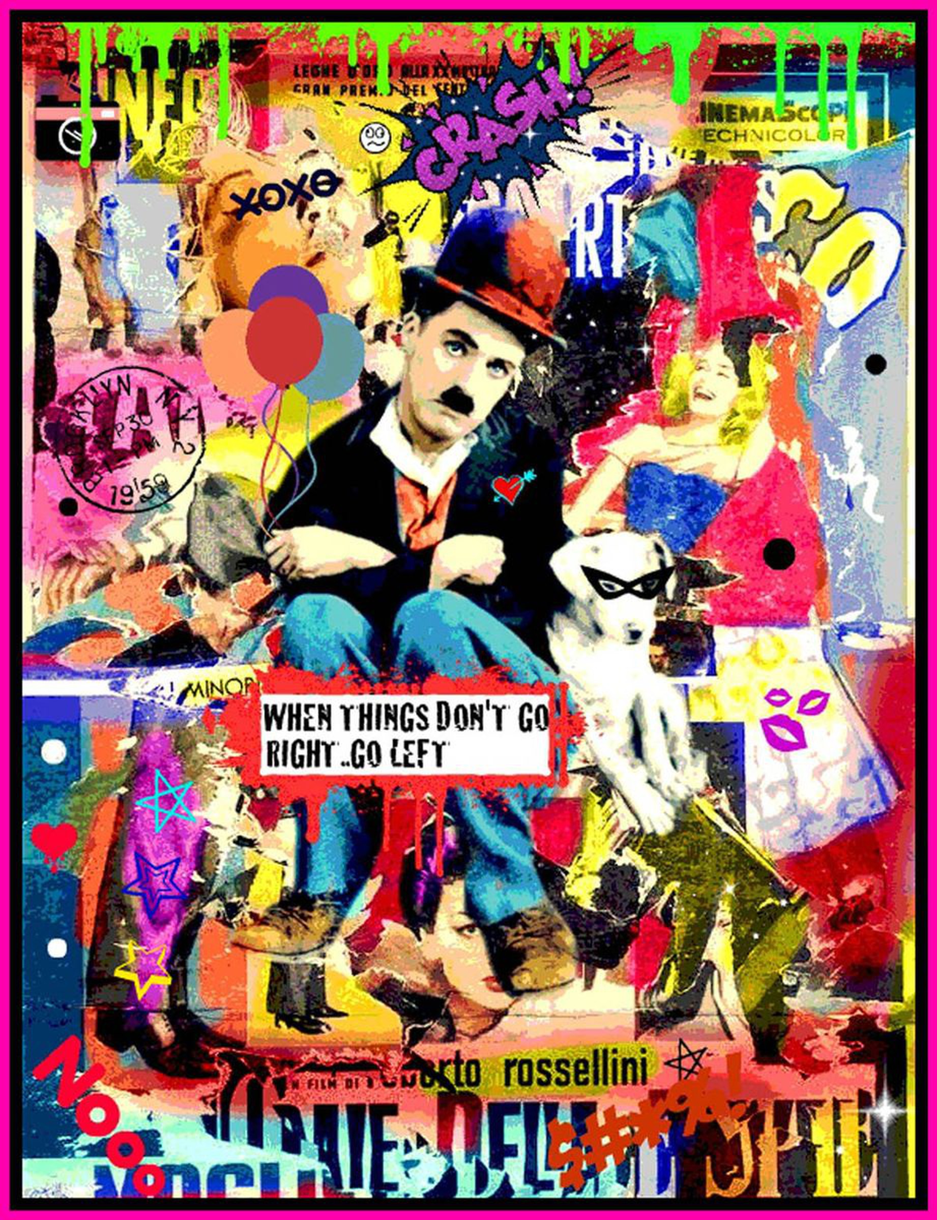 Charlie Chaplin Pop Art By Dominick Conde Artfinder