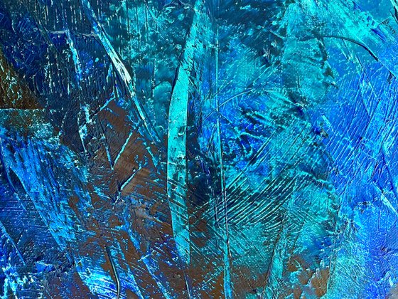 Blue abstract no. 19620-2